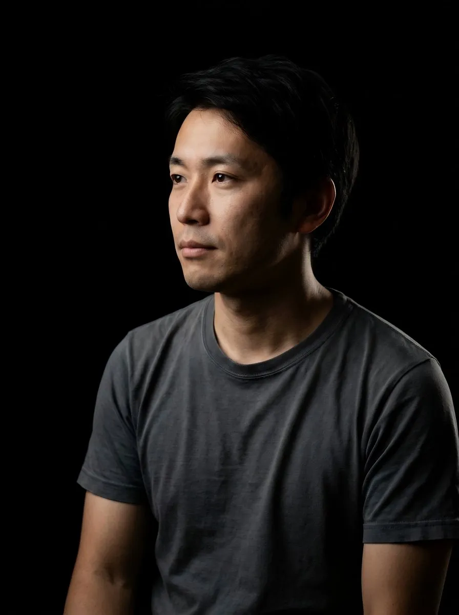 悩みを抱える男性